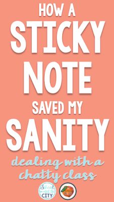 the words note saved my sanitiy are in white on an orange background