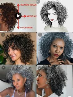 Shampoo For Wavy Hair, Black And Silver Hair, Good Morning Dear, Curly Hair Beauty, Hairstyles For Women Over 50