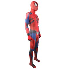 Unleash your inner superhero with our Spiderman Jumpsuit Party Costume! Swing into action and save the day in style. Crafted with precision and vibrant colors, this costume will make you feel like a real web-slinger. Perfect for parties, cosplay events, or Halloween fun. Specifications: Material: Lycra Package included: Jumpsuit Size Chart(Inches): Size Height Bust Waist Hips S 61-63 30-33 25-28 31-34 M 63-65 31.9-35 27-30 33-36 L 65-67 33.85-37 29-32 35-38 XL 67-69 35.83-39 31-34 37-40 XXL 69-7 Red Stretch Costumes For Costume Party, Red Stretch Costume For Costume Party, Red Stretch Costumes For Cosplay, Superhero Stretch Costumes For Costume Party, Fitted Superhero Costume For Halloween, Red Superhero Costume For Halloween, Fitted Superhero Halloween Costume, Red Superhero Costume For Cosplay Events, Fitted Multicolor Costumes For Cosplay Events