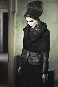 goth Mode Edgy, Strega Fashion, Dark Mori, Sweater Poncho, Hipster Grunge, Look Rock, Bohol, Estilo Punk