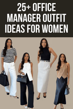 Hey there, office managers! Did you know that dressing well can make a big difference in how people see you at work?

When you look professional and put-together, it shows that you’re serious about your job and ready to take on anything. Plus, it can give you a confidence boost and help you feel like a real boss! But figuring out what to wear can be tough sometimes, right? Casual Job Outfits For Women, Hr Manager Outfit, How To Dress Like An Executive Without Heels And Suits, Office Manager Outfit, Manager Outfit, How To Look Smart, Casual Meeting, Interview Outfits Women, Meeting Outfit