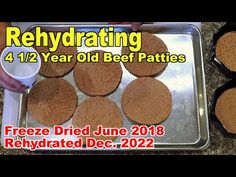 Frozen Beef, Beef Patties, Hamburger Patties, Freeze Drying Food, Beef Patty, Dehydrated Food