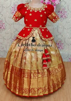 Kanchipattu Blouse Designs, Baby Blouse Designs Latest, Pattu Pavadai Kids Blouse Designs Maggam Work, Kids Pattu Langa Blouse Designs Maggam Work, Langa Jacket Designs, Kids Langa Blouse Designs Latest