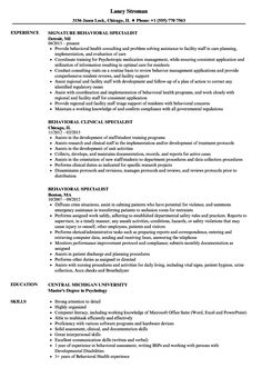 Write a convincing behavior specialist resume by using our free resume examples. Download sample resume templates in pdf, word. Download sample resume templates.. Details of Behavior Specialist Resume Skills Al Samples Velvet Jobs, click this link: view details