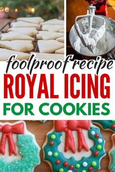 royal icing for cookies is an easy way to decorate sugar cookies