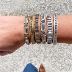 This beautiful stack has 3 pieces and comes in Gold or Silver! Stretch Lead & Nickel Free Everyday Stacked Bracelets, Everyday Stackable Wrap Bangle Bracelet, Everyday Stacked Bracelet, Trendy Stackable Crystal Bracelet, Stacked Bracelets Jewelry, Adjustable Stacked Jewelry, Stackable Everyday Wrap Bracelet, Bracelet Set, 3 Piece