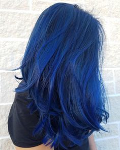 Amazing vibrant sapphire blue Aveda hair color by Aveda Artist Chelsea Lenahan. Formula in comments. Aveda Hair Color, Bright Blue Hair, Character Customization, Peacock Hair, Aveda Hair, Hooded Eye Makeup, Tone Hair, Dye My Hair