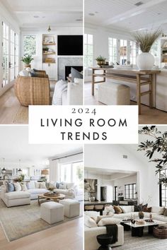 living room with white furniture and wood floors