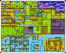 the legend of zelda's map is shown in this screenshote image