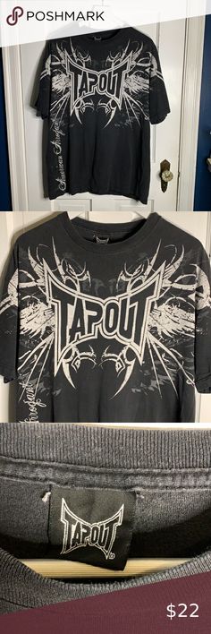 TAPOUT - DARKSIDE REBOOT MENS T SHIRT Tapout Logo, Chefs Kiss, Xtreme Couture, Look Your Best, Edgy Outfits