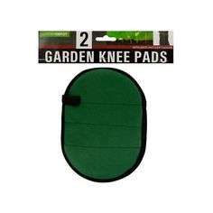 the garden knee pads are green and black