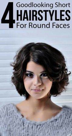 Short Hair Cuts For Round Faces, Thick Wavy Hair, Short Curly Haircuts, Hair Styles 2014, Haircuts For Wavy Hair, Trendy Short Haircuts, Haircuts For Curly Hair, Short Wavy Hair, Round Face Haircuts