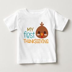 My First Thanksgiving Modern Boy Turkey Baby Baby T-Shirt #Thanksgiving #HappyThanksgiving #2019 Thanksgiving Tshirts, My First Thanksgiving, Turkey Holiday, Thanksgiving Clothes, New Sibling, Pregnancy Announcement Gifts, Thanksgiving Baby, Turkey Shirts, Sibling Shirts