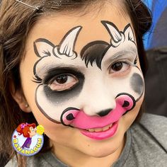 Farm Face Paint, Easter Face Paint, Easy Face Painting Designs, Animal Masks For Kids, Cheek Art