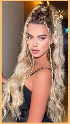 Short Bleached Hair, Peinados Fáciles Para Cabello Corto, Bleached Hair, Long Blonde Hair, Human Hair Extensions