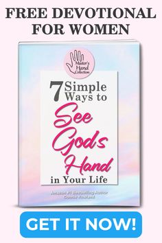 the book 7 simple ways to see god's hand in your life is on sale