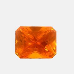 an orange diamond is shown against a white background and has no image in it to describe