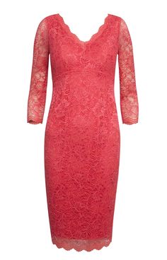 Anya Lace Occasion Dress (Coralista) by Alie Street London Kate Garraway, Room Details, Step Daughter, Mob Dresses, Paris Dresses, Corded Lace, Lace Shift Dress, Blush Color, Knee Length Skirt