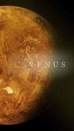 an image of the planet venus taken from space