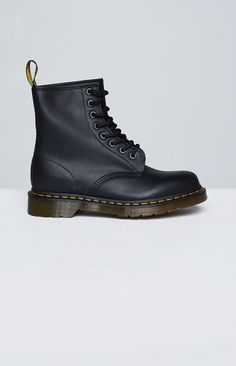 Dr. Martens 14660 Boot Black Noir Nappa
Meet the shoe that became a legend, and needs to be part of your wardrobe, stat! 
Black leather upper
Eight eyelet laces
Signature air-cushioned sole with stitching that is slip-resistant

FABRICATION:
Leather Upper
Leather/Synthetic Lining
Synthetic Sole

SIZE & FIT:
Measures: 3cm Heel

Sizes listed are in AU. Please note this is the UK sizing equivalent on the box:
UK 3 - Women's AU 5
UK 4 - Women's AU 6
UK 5 - Women's AU 7
UK 6 - Women's AU 8
UK 7 - Summer Bottoms, Shop Boots, Summer Playsuit, Crochet Sandals, Beginning Boutique, Swag Shoes, Strapless Tops, Boot Brands, Crop Top Sweater