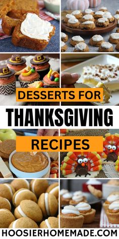 thanksgiving desserts and treats for the holidays