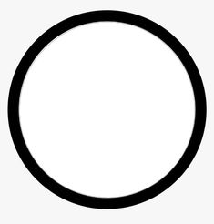 a black and white circle with no background