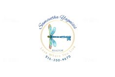 a dragonfly logo on a white background with the words summerton manors, love where you live