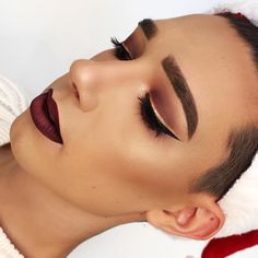 James Charles on Instagram: “Santa Glam 🎅🏼 what is everyone's #1 makeup product on their wishlist?  FACE// - @makeupforeverofficial HD foundation - @morphebrushes 06PW…” Boys Makeup, Face Goals, Beauty Youtubers, Charles James, Color Makeup, Makeup Stuff, Makeup Product, Basic Makeup, Male Makeup