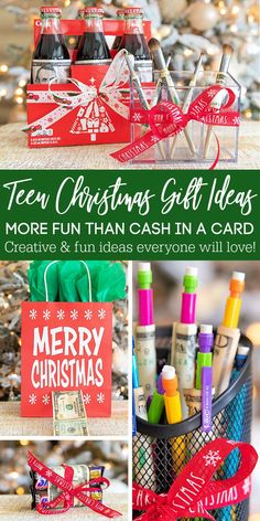 Our Favorite Ways to Gift Cash | Budget Christmas Gift Ideas! Ways To Gift Cash, Teen Christmas Gift Ideas, Creative Ways To Give Cash, Teen Christmas Gift, Budget Christmas Gifts, Budget Christmas, Teen Christmas Gifts, Easy Diy Christmas Gifts, Teenager Gifts