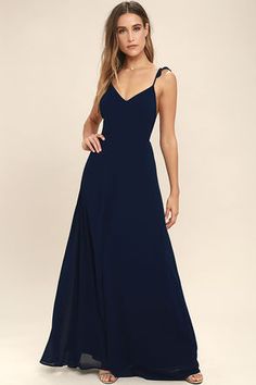 Long Formal Dresses, Evening Dresses and Evening Gowns Midnight Blue Dress Long, Dress Wedding Guest Fall, Wedding Guest Fall, Anna Herrin, Midnight Blue Dress, Pretty Bridesmaid Dresses, Plus Size Navy, Navy Prom Dresses, Wedding Bridesmaids Dresses Blue