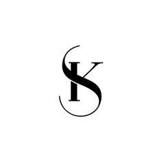 the letter s is made up of curved lines and letters that appear to be intertwined