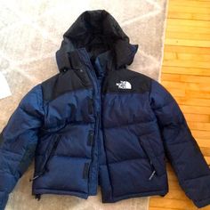 Accepting Offers!!! The North Face Puffer Jacket For Winter Sports, The North Face Down Outerwear With Pockets, Navy Outdoor Puffer Jacket With Pockets, Vintage North Face, North Face Nuptse, The North Face Jackets, North Face Jackets, North Face Jacket, Down Jacket