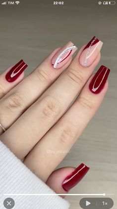 Gel Toe Nails, Red Acrylic Nails, Fancy Nails, Best Acrylic Nails, Long Acrylic Nails, Cute Acrylic Nails, Perfect Nails