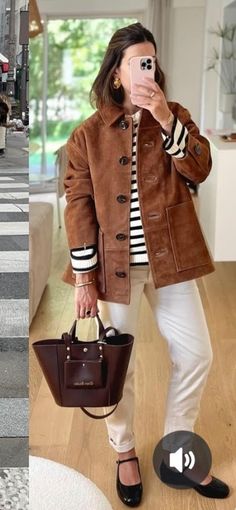 Suede Outfit, Clothes For Women Over 50, Coachella Outfit, Women Bags Fashion, Style Mistakes, Stripe Sweater