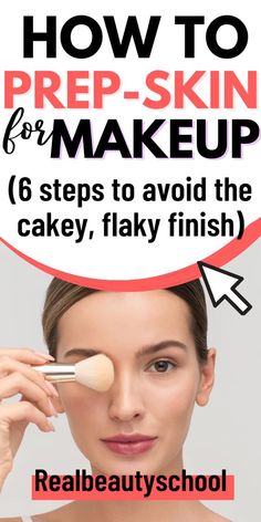 Skin Care Routine Steps Before Makeup, Tips For Flawless Makeup, Skin Preparation For Makeup, Before Makeup Routine, Applying Base Makeup Foundation, Best Way To Prep Skin For Makeup, Best Order To Apply Makeup, Make Up On Textured Skin, Steps To Prep Face Before Makeup