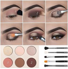 Arabic Makeup Tutorial, Smokey Eye Makeup Steps, Eye Makeup Images, Makeup Pictorial, Arabic Makeup, Beginners Eye Makeup, Dipbrow Pomade, Glitter Eye Makeup