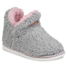 Take every step in comfort with these cozy GaaHuu bootie slippers. Take every step in comfort with these cozy GaaHuu bootie slippers. SHOE FEATURES Easy slip on style Durable indoor/outdoor soleSHOE CONSTRUCTION Polyester faux shearling upper & lining Memory foam-padded footbed Polyurethane outsoleFIT & SIZING GaaHuu Size ChartSHOE DETAILS Imported Machine wash, dry flat Rounded toe Non-skid sole Pull-on styling 0.375-in. platform Size: Medium. Color: Grey. Gender: female. Age Group: adu Comfortable Slip-on Winter Booties, Cozy Indoor Slippers With Round Toe, Comfortable Soft Round Toe Booties, Comfortable Soft Booties With Round Toe, Comfortable Indoor Booties With Round Toe, Winter Round Toe Booties, Indoor Winter Booties With Round Toe, Cozy Soft Booties With Round Toe, Casual Indoor Boots With Round Toe