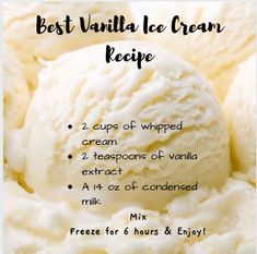 the best vanilla ice cream recipe