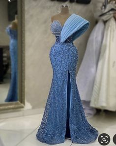 Aso Ebi 2023, Dinner Gowns Classy, Lace Mermaid Prom Dress, Asoebi Style, Prom Dress Beaded, Elegant Evening Gowns, Lace Dress Classy, Dinner Gowns, Nigerian Lace Styles Dress