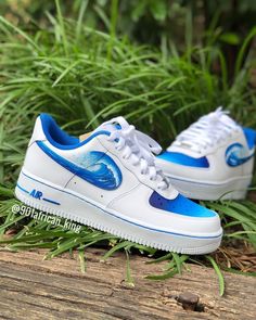 Men’s Custom Air Forces, Custom Painted Af1, Air Force 1 Painting, Custom Air Force 1 Diy, Customised Air Force 1, Sneaker Customization, Dark Meaning, Sneakers Air Force, Custom Sneakers Diy