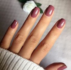 Popular Nail Colors, Trends Nails, Mauve Nails, Fall Gel Nails, Nails Trends, Fall Acrylic Nails, Acrylic Coffin, Thanksgiving Nails