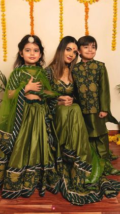 Make the childhood memorable with this elegant 3 piece attire for kids.. This set comes with a blouse having v neck, regular sleeves and hevy dori & tassels teamed with flared matching lehenga and a soft net dupatta. The entire set has beautiful gota lace detailing 3 piece Suit Set Fabric-Cotton Silk Dupatta Fabric-Soft Net Color-Green Work- Gota-lace detailing Neck-V Neck Sleeves-Regular Sleeves Length-Short Length Care-Easy Wash Size chart (in cms) Kids Lehenga Choli, Blouse Lehenga, Lehenga Dupatta, Kurta Cotton, Silk Pant, Kids Lehenga, Green Lehenga, Kids Fashion Dress, Designer Dresses Casual