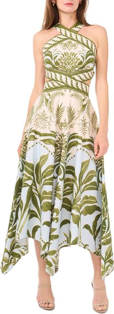 Parker The Fergie Handkerchief Hem Maxi Dress | Nordstrom Faherty Legend Dress, Hatch Riviera Dress, Khols Dresses, Charles Henry, Head Off, Handkerchief Hem, Maternity Shops, Designer Clothes For Men, Waist Dress