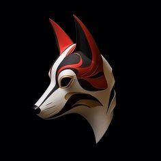 fox mask that exudes mystery and elegance. Featuring a harmonious fusion of red, white, black and gold colors, the mask's geometric and stylized design highlights the fox's iconic features. Each stroke and curve seems to come to life, evoking the mythical and enigmatic essence of this animal. All models are made in Italy and France ⬇️  and distributed in the United States, (we send with fast shipping service) We ship worldwide with DHL, UPS, FEDEX and with premium packaging. 100% tracked and saf Artistic Red Mask For Costume, Artistic Red Masks For Costume Party, Artistic Red Mask For Costume Party, Artistic Red Masks And Prosthetics For Costume, Artistic Red Masks And Prosthetics For Costume Party, Ancestral Art, Fox Mask, Costume Masks, Premium Packaging