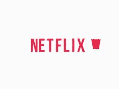 the netflix logo is shown in red on a white background, and it appears to be drawn