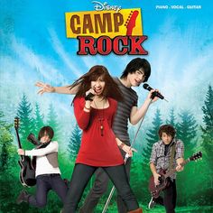 the poster for camp rock is shown