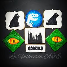 Themed Desserts, 8th Birthday, King Kong, Bday Party, Godzilla, Cake Ideas