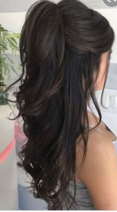 Pose Mode, Ponytail Hairstyle, Prom Hairstyles For Long Hair, Hair Stylies, Penteado Cabelo Curto, Easy Hairstyles For Long Hair, Prom Hairstyles, Hair Inspo Color, Hairstyles For Long Hair