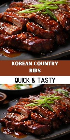 korean country ribs and quick & tasty