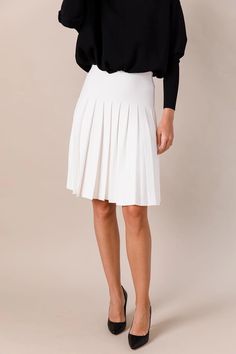 Infinity Skirt in Soft White Infinity Skirt, White Pleated Midi Skirt, Petite Skirts, Extra Petite, White Pleated Skirt, Vegan Leather Skirt, Petite Skirt, Tie Waist Dress, Pleated Midi Skirt